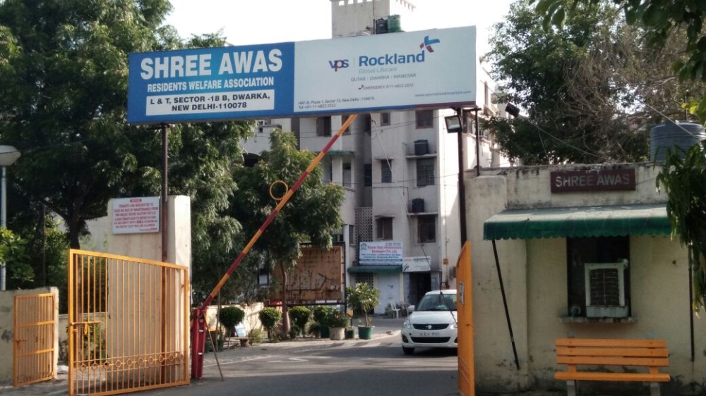 2BHK 2 Baths Flat for sale in Shree Awas Apartment Sector 18B Dwarka Delhi